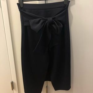 Designer Navy Skirt